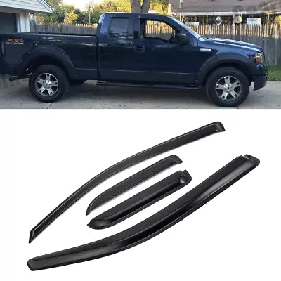 For Ford F150 Extended Cab 2004-14 Rain Guard Shade Vent Deflector Window Visor/ • $29.99
