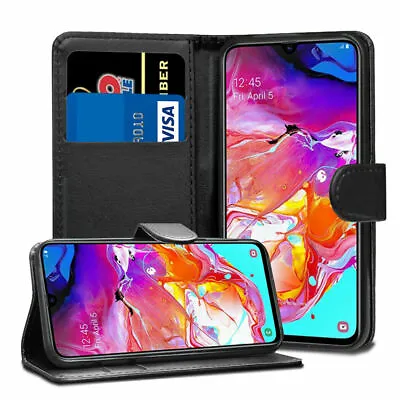 Case For IPhone 11 Pro 5s 6 7 8 Slim Leather Flip Case Wallet Folio Book Cover • £4.95