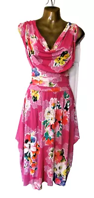 D&G Vintage Dress 80s Pink Tulip Dress Todays Size 10 • £29.99
