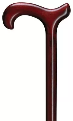 $54.99 • Buy Harvy Made In Germany Burgundy Finish Maple Wood Derby Handle Men's Walking Cane