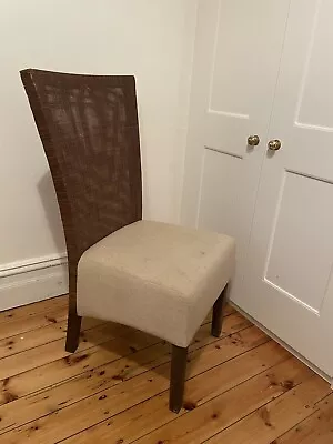 $130 • Buy Dining Chairs Nick Scali Rattan And Fabric, 8 Available