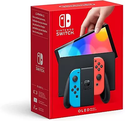 Nintendo Switch OLED Console WHITE / NEON - 64 GB UK - Uk - FREE • $501.48