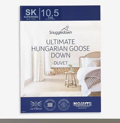 Snuggledown Hungarian Goose Down Super King Size Duvet - 10.5 Tog  • £120