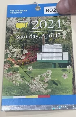 2024 Masters Golf Saturday Ticket Badge Augusta National Golf Club Scheffler Win • $187.99