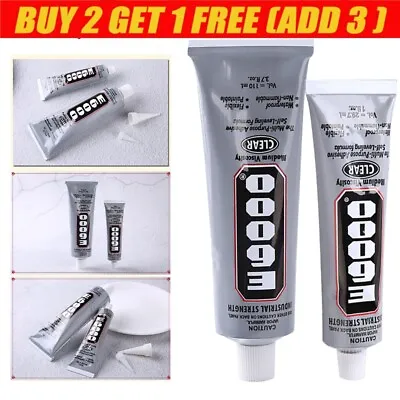 OFFICAL 30ML 110ML E6000 Glue Industrial Strength Crafts DIY Rhinestones • £5.49