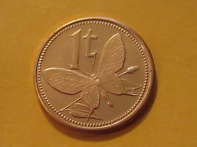 $1.25 • Buy 2002 Papua New Guinea  1 Toea Butterfly Coin   Unc Beauty  Classic Coin Ebayship