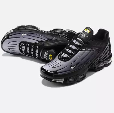 Nike Air Max Plus TN 3 Men's Low Top Running Shoes Black&Grey • $73