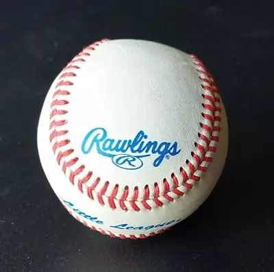 $20 • Buy Vtg Little League Baseball, Rawlings R11b1 Full Grain Leather Cover Rs Baseball.