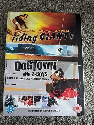 Rare Cult Surfing Skate Films:  Riding Giants / Dogtown & Z-boys UK DVD Charity • £12