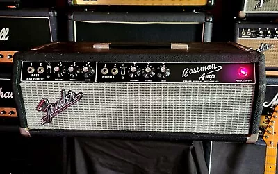 1971 Fender BassmanAmp  Black-Faced  Refurbished New Valves 240V EXCELLENT SOUND • $2500