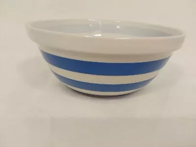 Vintage T.G. Green England Cornishware Cornish Kitchen Ware Mixing Bowl 25cm • $87.26