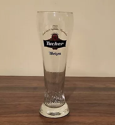 Vintage Tucher Weizen German Beer Glass 0.5 Liter • $10.50