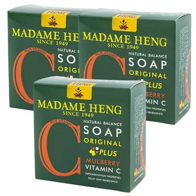 Soap Madame Vitamin C Heng Natural Balance Original Body Face 150g Mulberry X3 • $42.90