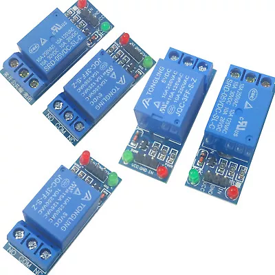 5pcs 5V Single 1 Channel Relay Module Board Shield For Arduino Raspberry PI USA • $10.49