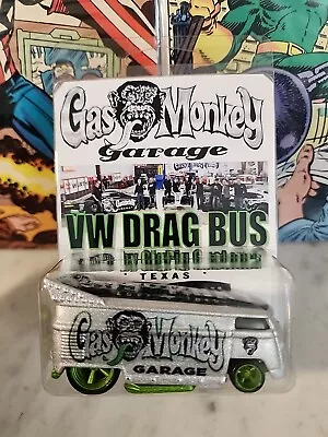 Hot Wheels VW Drag Bus From GigPig Customs.  Gas Monkey Garage Graphics  • $45