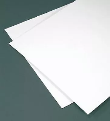 White Styrene Polystyrene Plastic Sheet .060  Thick 24  X 48  Vacuum Forming^ • $11.97