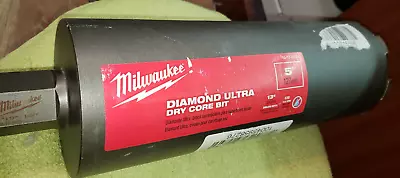 Milwaukee Tool 5  Diamond Ultra Dry Core Bit Concrete Block 48-17-0150 $300 • $197