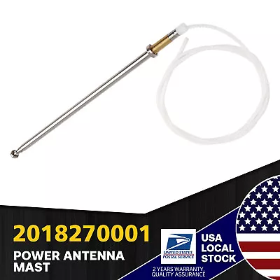 Power Antenna Mast For Mercedes-Benz W124 W126 Chrome Plated Stainless Steel US • $13.99