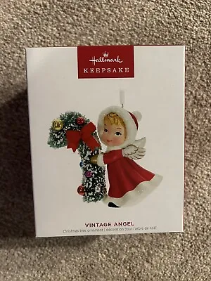 2023 Hallmark Vintage Angel Porcelain Keepsake Ornament NIB • $37