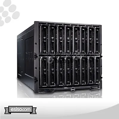 Dell PowerEdge M1000e 16 Slot Blade Server Chassis W/ 9x Fans 6x PS No Blades • $720