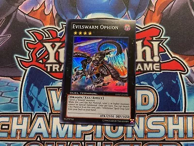 Evilswarm Ophion DT07-EN091 Misprint No DT Foil Super Rare VLP Yugioh Card • $232.77