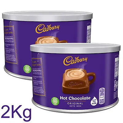 2 X 1KG Cadbury Hot Drinking Chocolate • £18.95