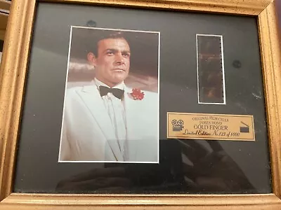 £24.95 • Buy Goldfinger James Bond 007 Original Film Cell Limited Edition 123/1000 Coa 12x10 