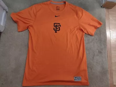 San Francisco Giants Nike Dri Fit Size Medium Orange Performance T Shirt  • $9.99