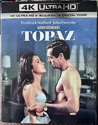 Topaz (4k Ultra HD + Blu-Ray + Digital Code) Brand New Factory Sealed Slipcover • $19.99