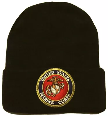 U.s. Marine Corps Usmc Ega Eagle Globe Anchor Logo Beanie Cap Ski Knit Warm Hat • $19.99