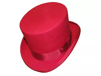 Quality Hand Made Top Hat 100% Wool Wedding Ascot Event Hat 14 Colours 5 Sizes • £39.99