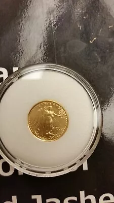 1/10th Oz Gold Mini Walking Liberty Coin.  Pure Gold. Uncirculated In CASE • $299