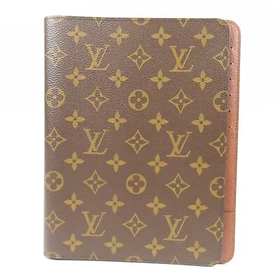 LOUIS VUITTON Desk Agenda Bureau Book Note Cover Monogram Leather R20100 79800 • £496.68