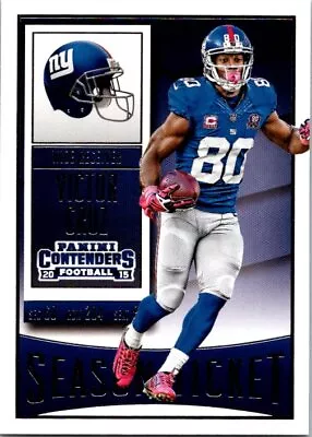 2015 Panini Contenders #93 Victor Cruz NearMInt/MInt • $1.89