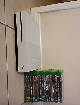 $215 • Buy Microsoft Xbox One S 500GB White + 2 Black Controllers, Ask For Games