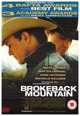 Brokeback Mountain DVD Drama (2006) Jake Gyllenhaal Quality Guaranteed • £1.88