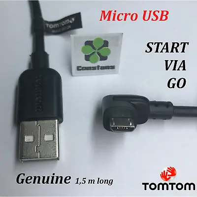 £6.99 • Buy Genuine TomTom MicroUSB Cable Data Charging Original Go Premium 1.5m Lead