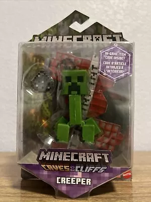 Minecraft Caves And Cliffs Creeper Action Figure Mattel Sealed • $8