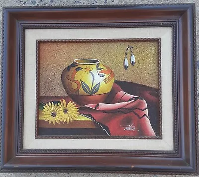  Myung Mario Jung Native American Sand Art Painting Orig. Artwork  • $61.99