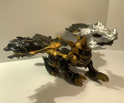 Mega Bloks Krystal Wars Dragons #9806 Gold & Black Silver Helmet Building Toys • $15