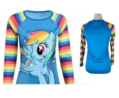 My Little Pony Shirt Rainbow Dash Halloween Costume Dress Up Girls Small 7 8 9  • $19.99