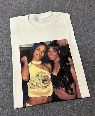 Aaliyah T-shirt Lisa Left Eye T Shirt Vintage 90’s R&B T-shirt Sizes S - 2XL • $23.99