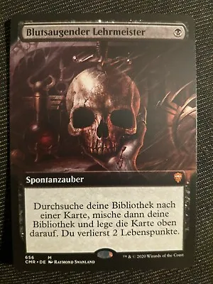 1x German Vampiric Tutor Extended Art NM - Magic MTG EDH Commander Black X1 • $39.99