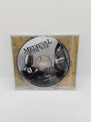 Medieval : Total War (PC 2002) 2 Disk Activision RPG Game W/key Excellent !! • $11.99