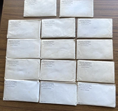 $280 • Buy Usa Mint Uncirculated Sets Lot Of 14 Date 1963 & 1964 Unopened 11 & Open 3