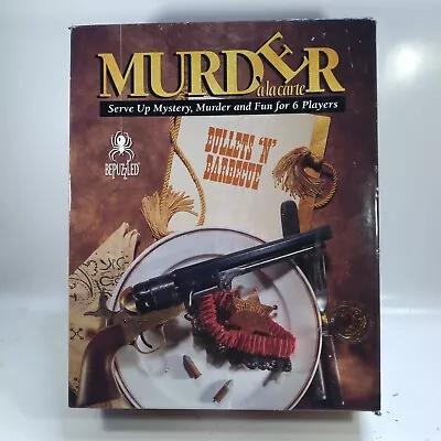 Murder A La Carte Mystery Party Game For 6 People~Bullets 'n' Barbecue BePuzzled • $18.95