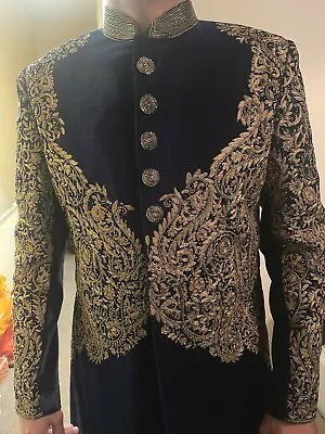 Mens Sherwani Asian Pakistani Indian Wedding Size Medium/ Small / XS • £150