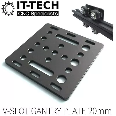 V-Slot Gantry Plate 20mm Aluminium Linear Extrusion RepRap 3D Printer Openbuilds • £7.29