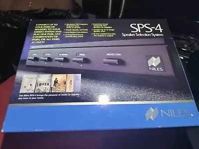 Niles Audio SPS-4 Speaker Selection System 4 Channel Protection Selector Switch • $10