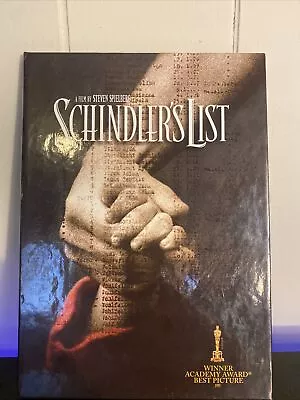 Schindler's List Steven Spielberg Book Case Best Picture DVD SKU:M7 • $5.99